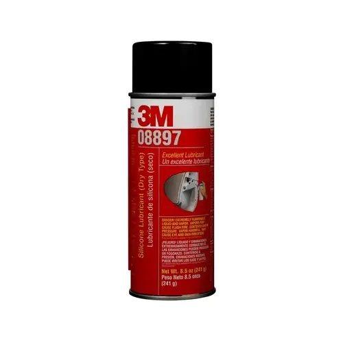 Silicone Lubricant Spray, 8.5 oz Aerosol Can, Transparent Silicone Lubricant Spray, 8.5 oz Aerosol Can, Transparent