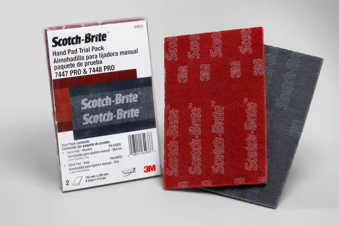 Scotch-Brite Hand Pad Trial Pack 6 in W x 9 in L Ultra Fine 64933 Scotch-Brite Hand Pad Trial Pack 6 in W x 9 in L Ultra Fine 64933