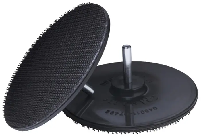 3M Regular Disc Pad Holder 2 in Dia 1/4 in Arbor Hook and Loop Attachment Black 07494 3M Regular Disc Pad Holder 2 in Dia 1/4 in Arbor Hook and Loop Attachment Black 07494