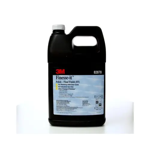 Final Finish Polish, 1 gal Bottle, Gray, Liquid Final Finish Polish, 1 gal Bottle, Gray, Liquid