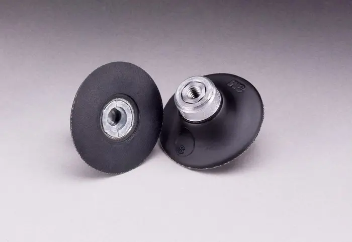 3M 450 Series Regular Disc Pad 2 in Dia 1/4 in - 20 TPI Arbor Roloc TR Attachment Black - pack of 5 45094-XCP5 3M 450 Series Regular Disc Pad 2 in Dia 1/4 in - 20 TPI Arbor Roloc TR Attachment Black - pack of 5 45094-XCP5