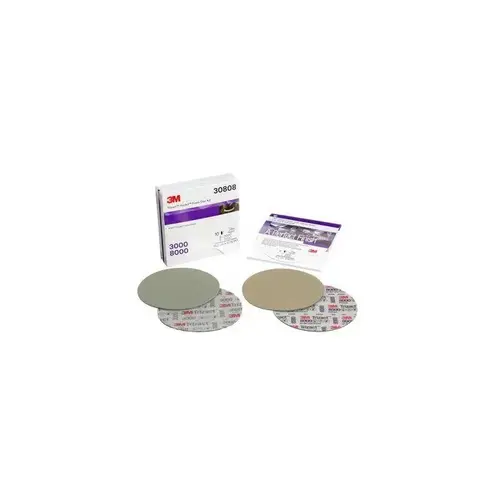 Foam Disc Kit, 6 in Dia, 3000/8000 Grit, Hook and Loop Foam Disc Kit, 6 in Dia, 3000/8000 Grit, Hook and Loop