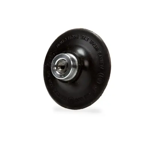 450 Series Regular Disc Pad, 3 in Dia, 1/4 in - 20 TPI Arbor, Roloc TR Attachment Black