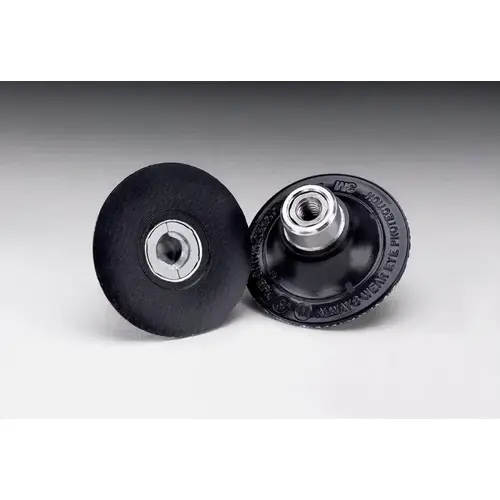 450 Series Regular Disc Pad, 2 in Dia, 1/4 in - 20 TPI Arbor, Roloc TR Attachment Black 450 Series Regular Disc Pad, 2 in Dia, 1/4 in - 20 TPI Arbor, Roloc TR Attachment Black