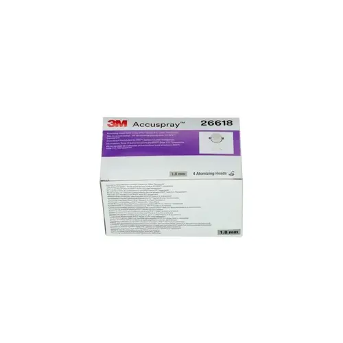 Atomizing Head Refill Pack, 1.8 mm, Clear, Use With: One and Series 2.0 Spray Cup Systems Atomizing Head Refill Pack, 1.8 mm, Clear, Use With: One and Series 2.0 Spray Cup Systems