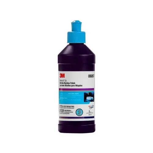 0 EX Ultrafine Machine Polish, 8 oz, Blue, Liquid 0 EX Ultrafine Machine Polish, 8 oz, Blue, Liquid