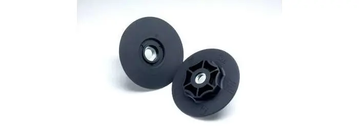 3M Retainer Nut Back-Up Pad 4-1/2 in Dia 5/8 in - 11 TPI Arbor TN Attachment Black 56573 3M Retainer Nut Back-Up Pad 4-1/2 in Dia 5/8 in - 11 TPI Arbor TN Attachment Black 56573