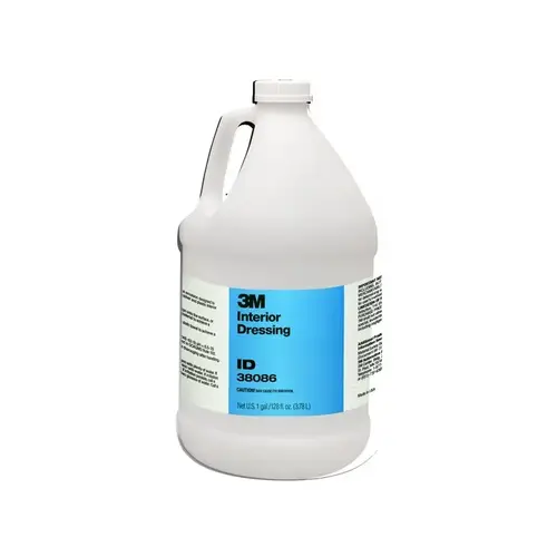 Interior Dressing, 1 gal, White, Liquid