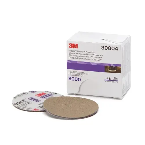 443SA Series Abrasive Disc, 3 in Dia, P8000 Grit, Hook and Loop, Gray 443SA Series Abrasive Disc, 3 in Dia, P8000 Grit, Hook and Loop, Gray