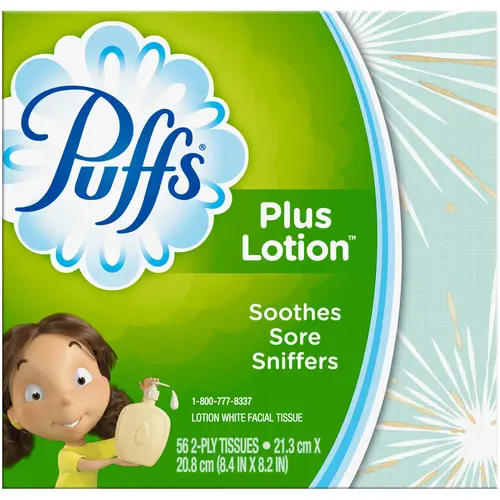 Puffs PLUS Plus Facial Tissue White - pack of 24 Puffs PLUS Plus Facial Tissue White - pack of 24