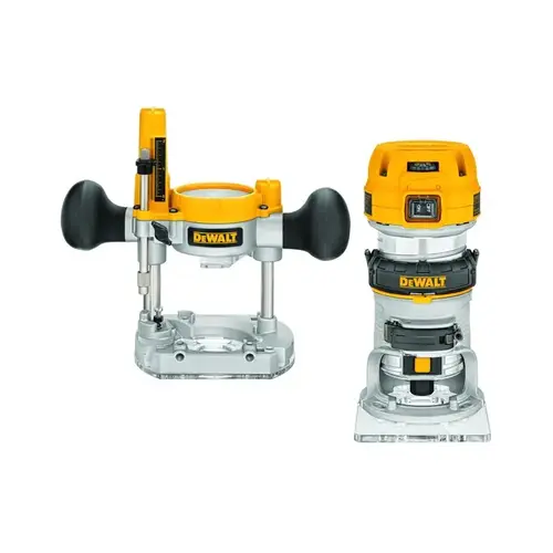 Variable Speed Compact Router Combo Kit - 1 1/4 hp - Combo Base Variable Speed Compact Router Combo Kit - 1 1/4 hp - Combo Base