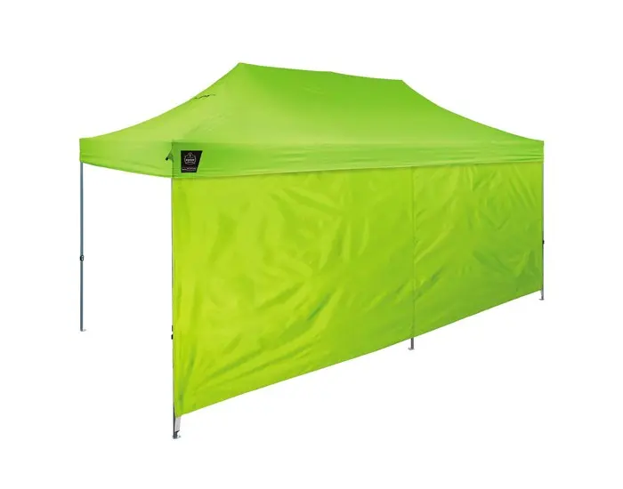 Ergodyne 6097 Lime Commercial Pop-Up Tent Sidewall - 10 ft Height 12995