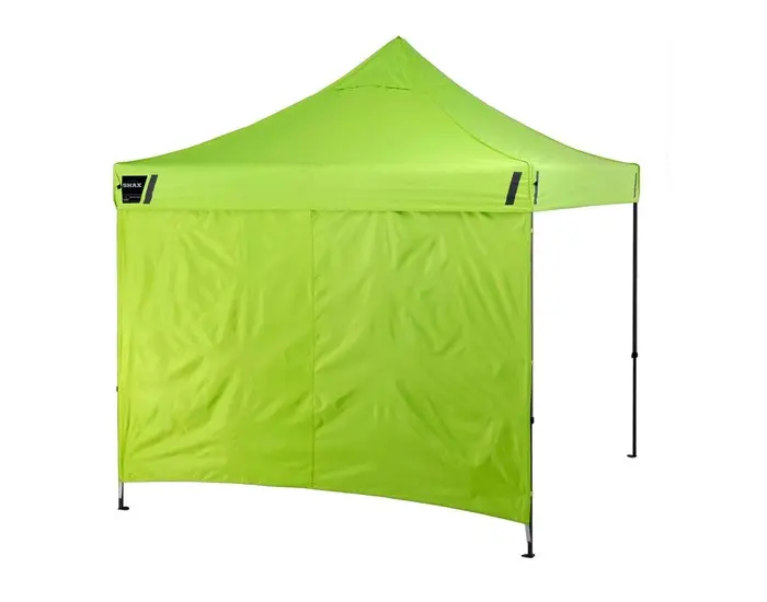 Ergodyne 6098 Lime Commercial Pop-Up Tent Sidewall - 10 ft Height 12998