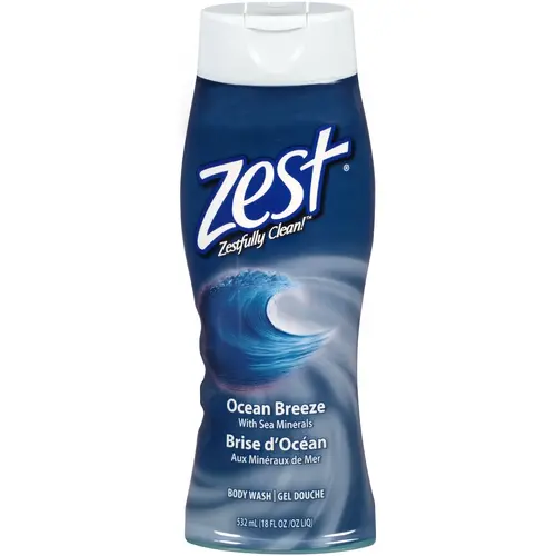 Zest Body Wash Ocean Breeze, 18 Fluid Ounces