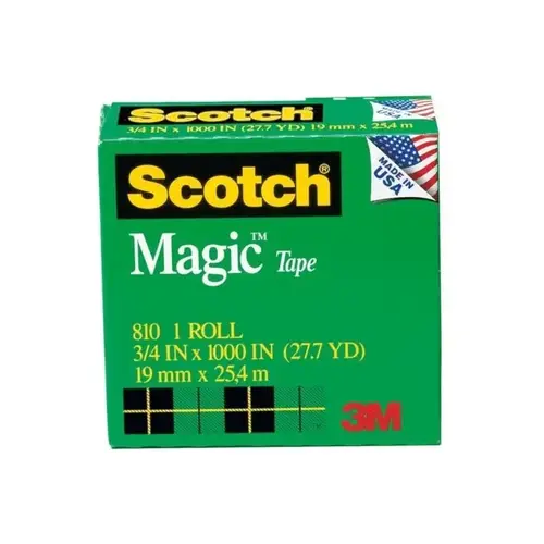 Magic Clear Office Tape - 3/4" Width x 1000" Length Magic Clear Office Tape - 3/4" Width x 1000" Length
