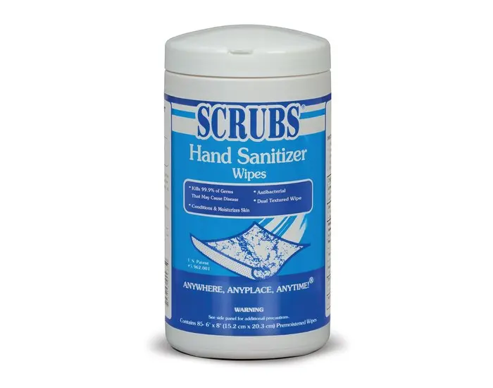 SCRUBS Hand Sanitizing Wipe - 85 Wipes Tub - Floral Fragrance 90985