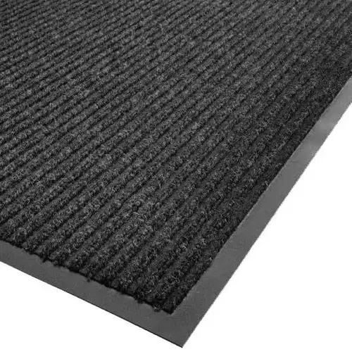 Needle Rib 4 Ft. X 6 Ft. Mat W/ Black Rubber Beveling (Charcoal) Needle Rib 4 Ft. X 6 Ft. Mat W/ Black Rubber Beveling (Charcoal)
