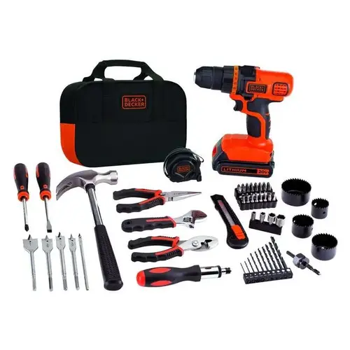 20V MAX 3/8 In. Cordless Drill & Project Kit (68-Piece)