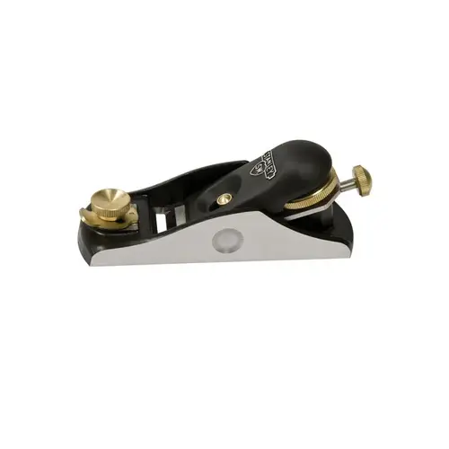 Wood Planes & Shavers; Type: Block Plane ; Overall Length (Inch): 6-1/2 ; Blade Width (Inch): 1/8 ; Blade Material: Steel ; Body Material: Cast Iron ; Bed Angle: 250 Wood Planes & Shavers; Type: Block Plane ; Overall Length (Inch): 6-1/2 ; Blade Width (Inch): 1/8 ; Blade Material: Steel ; Body Material: Cast Iron ; Bed Angle: 250