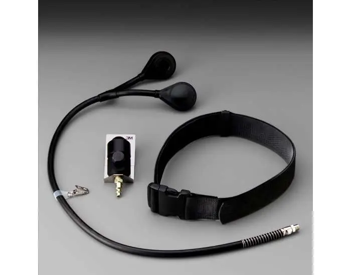 3M Dual Airline Adapter Kit Use With: 7502 7503 7800S FF-401 FF-402 FF-403 Respirator System Black 46270