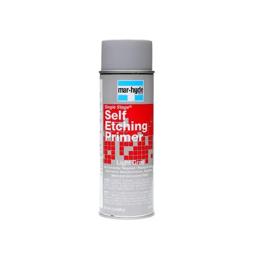 0 1-Stage Self-Etching Primer, 19 oz Can, Liquid, Pale Yellow/White