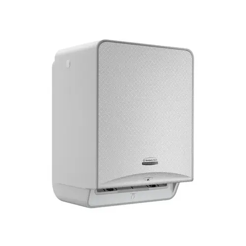 ICONa Automatic Roll Towel Dispenser (53691), Silver Mosaic Design Faceplate; 1 Dispenser and Faceplate / Case ICONa Automatic Roll Towel Dispenser (53691), Silver Mosaic Design Faceplate; 1 Dispenser and Faceplate / Case