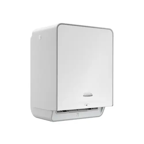 ICONa Automatic Roll Towel Dispenser (58710), White Mosaic Design Faceplate; 1 Dispenser and Faceplate / Case