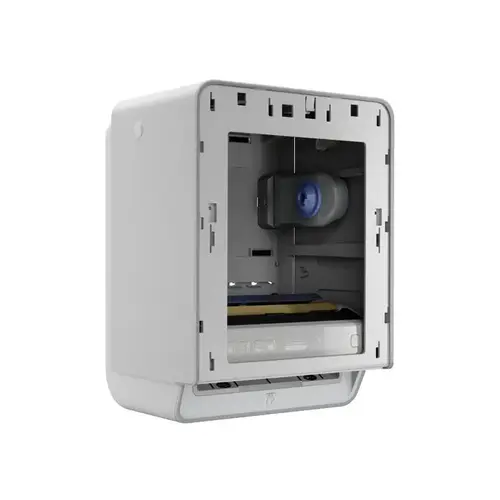 ICON Automatic Roll Paper Towel Dispenser without Faceplate (For Custom), Brushed Grey; Faceplate Sold Separately