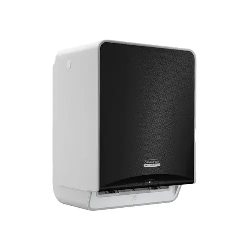 ICONa Automatic Roll Towel Dispenser (58720), Black Mosaic Design Faceplate; 1 Dispenser and Faceplate / Case ICONa Automatic Roll Towel Dispenser (58720), Black Mosaic Design Faceplate; 1 Dispenser and Faceplate / Case