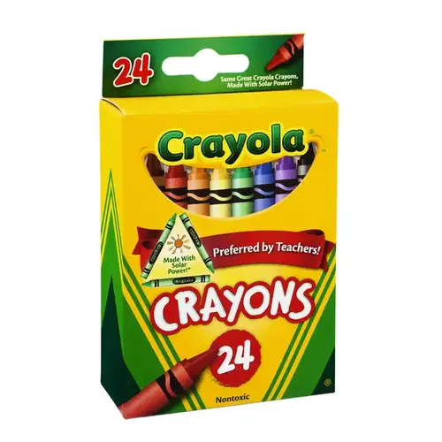 CRAYON 24 COUNT CLIP STRIP CRAYON 24 COUNT CLIP STRIP