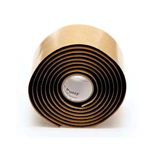 Black Insulating Putty - 1 1/2" Width x 60" Length - 125 mil Thick - Electrically Insulating