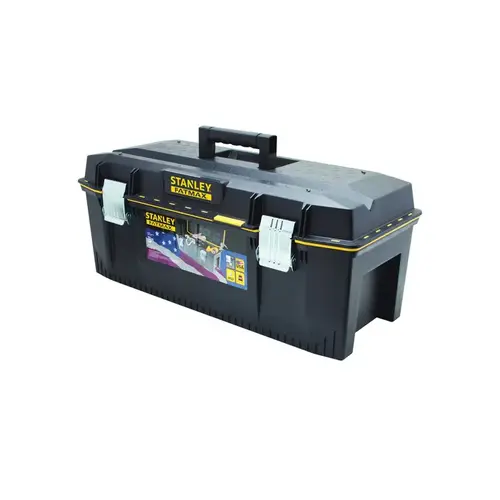Tool Box, 9.2 gal, Structural Foam, Black/Yellow Tool Box, 9.2 gal, Structural Foam, Black/Yellow