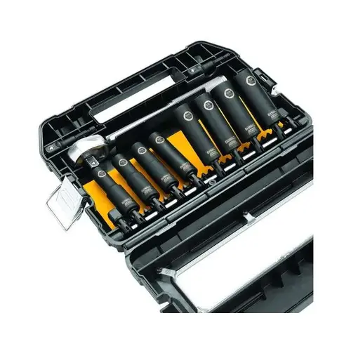 Standard 1/2 In. Drive 6-Point Deep Impact Driver Set (10-Piece)