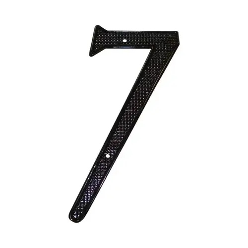 4" Zinc Nail On House Number # 7 Matte Black Finish 4" Zinc Nail On House Number # 7 Matte Black Finish