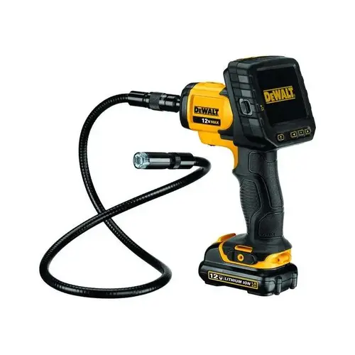 12-Volt MAX Lithium-Ion Cordless Inspection Camera Kit Black, Yellow
