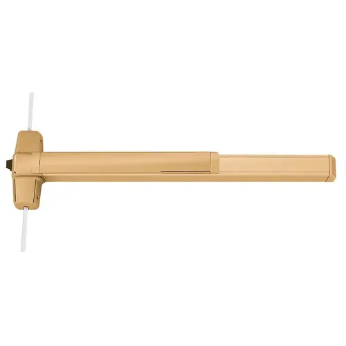 Von Duprin Three-Point Locking Exit Devices Satin Bronze Clear Coated Von Duprin Three-Point Locking Exit Devices Satin Bronze Clear Coated