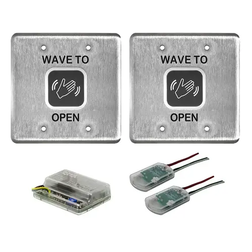 Touchless Actuator Satin Stainless Steel Touchless Actuator Satin Stainless Steel