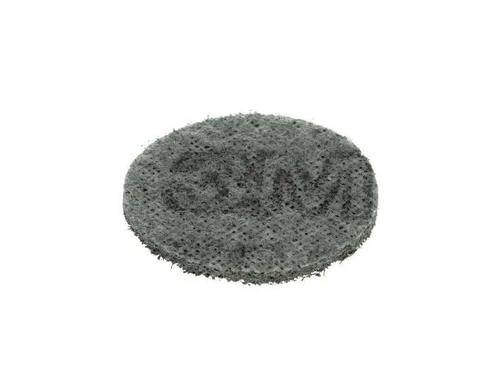 Scotch-Brite SC-DH Series No-Hole Surface Conditioning Disc 7 in Super Fine Grade Silicon Carbide Gray 00648