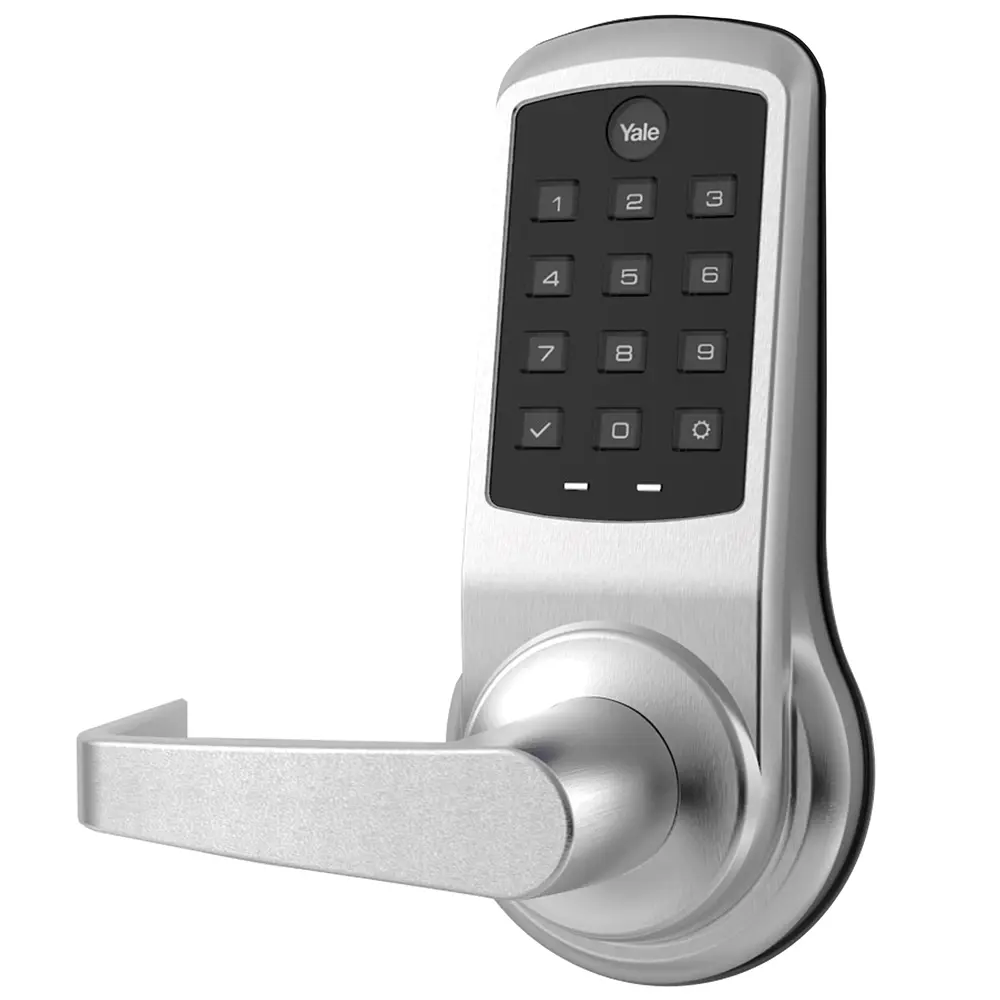 Yale Cylindrical Lock with Keypad Trim Satin Chrome AU-NTB632-NR 626 Yale Cylindrical Lock with Keypad Trim Satin Chrome AU-NTB632-NR 626