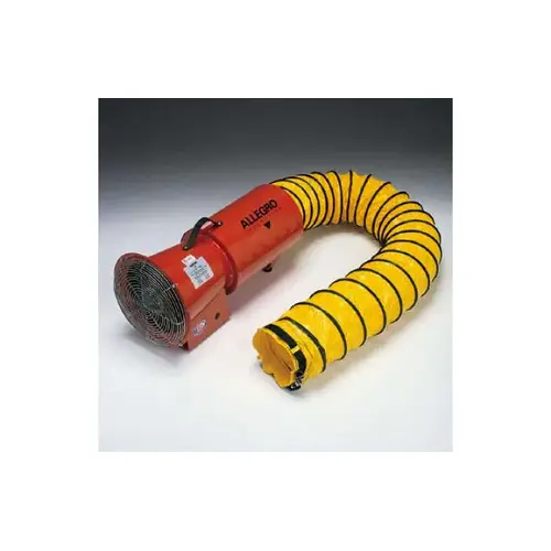 Red/Yellow Ventilation Blower - ft Length