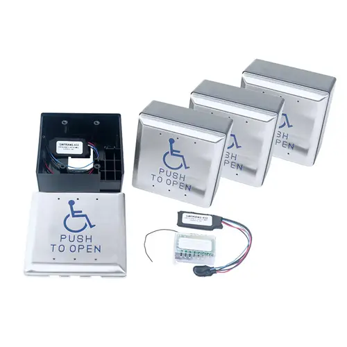 Wireless Push Plate Kit, CBC High-Low Compliant Wireless Push Plate Kit, CBC High-Low Compliant