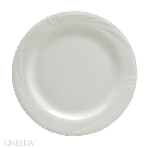 Oneida Undecorated Arcadia 9.875 Inch Plate, 24 Each Oneida Undecorated Arcadia 9.875 Inch Plate, 24 Each