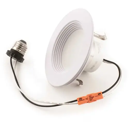 4 in. Wattage and CCT Selectable LED Recessed Downlight Retrofit White