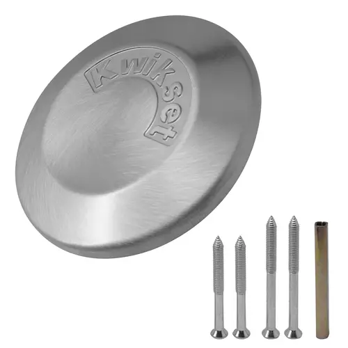 Satin Chrome Single-Sided Deadbolt Conversion Kit Satin Chrome Single-Sided Deadbolt Conversion Kit