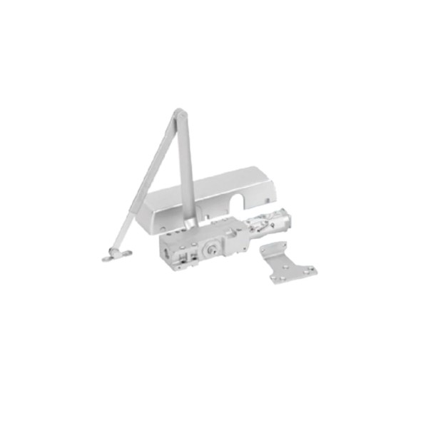 Gaab G404-RA-16-BC-GRY Door Closers Fire Rated Adjustable Arm Satin Stainless Steel