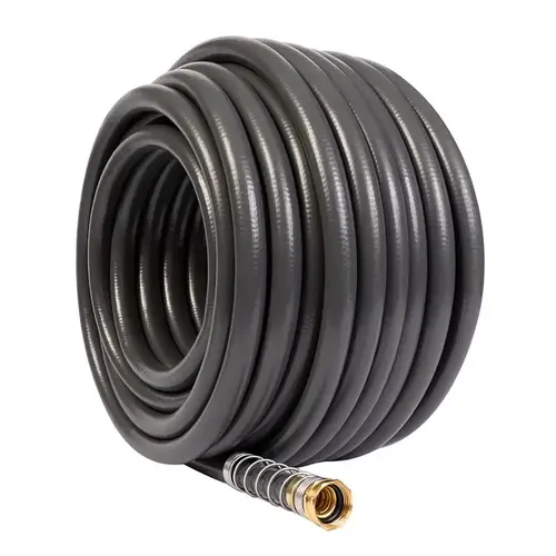 Garden Hose Flexogen 5/8" D X 100 ft. L Heavy Duty Premium Grade Black Black - pack of 2 Garden Hose Flexogen 5/8" D X 100 ft. L Heavy Duty Premium Grade Black Black - pack of 2