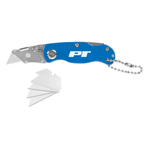 Compact Utility Knife 6.4" Lockback Blue Blue