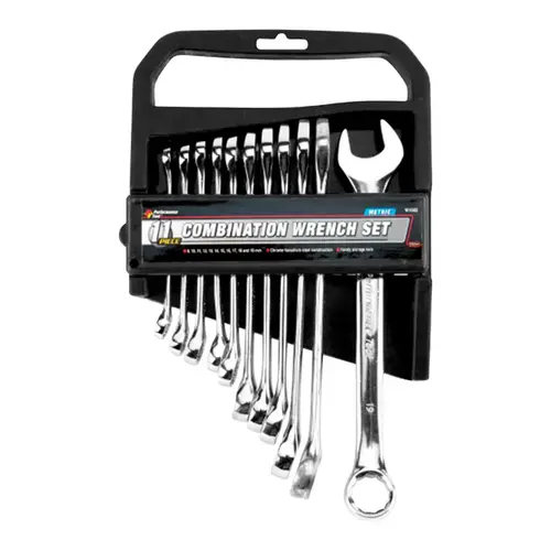 Combination Wrench Set 12 Point Metric Silver Combination Wrench Set 12 Point Metric Silver