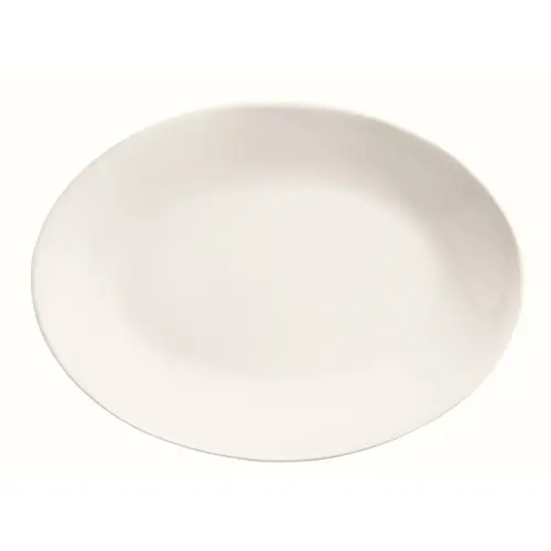 World Tableware Porcelana Rolled Edge 13.5 Inch X 10 Inch Bright White Oval Coupe Platter, 12 Each World Tableware Porcelana Rolled Edge 13.5 Inch X 10 Inch Bright White Oval Coupe Platter, 12 Each