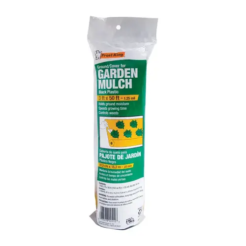 Mulch Film 3 ft. W X 50 ft. L Polyethylene Black - pack of 24 Mulch Film 3 ft. W X 50 ft. L Polyethylene Black - pack of 24